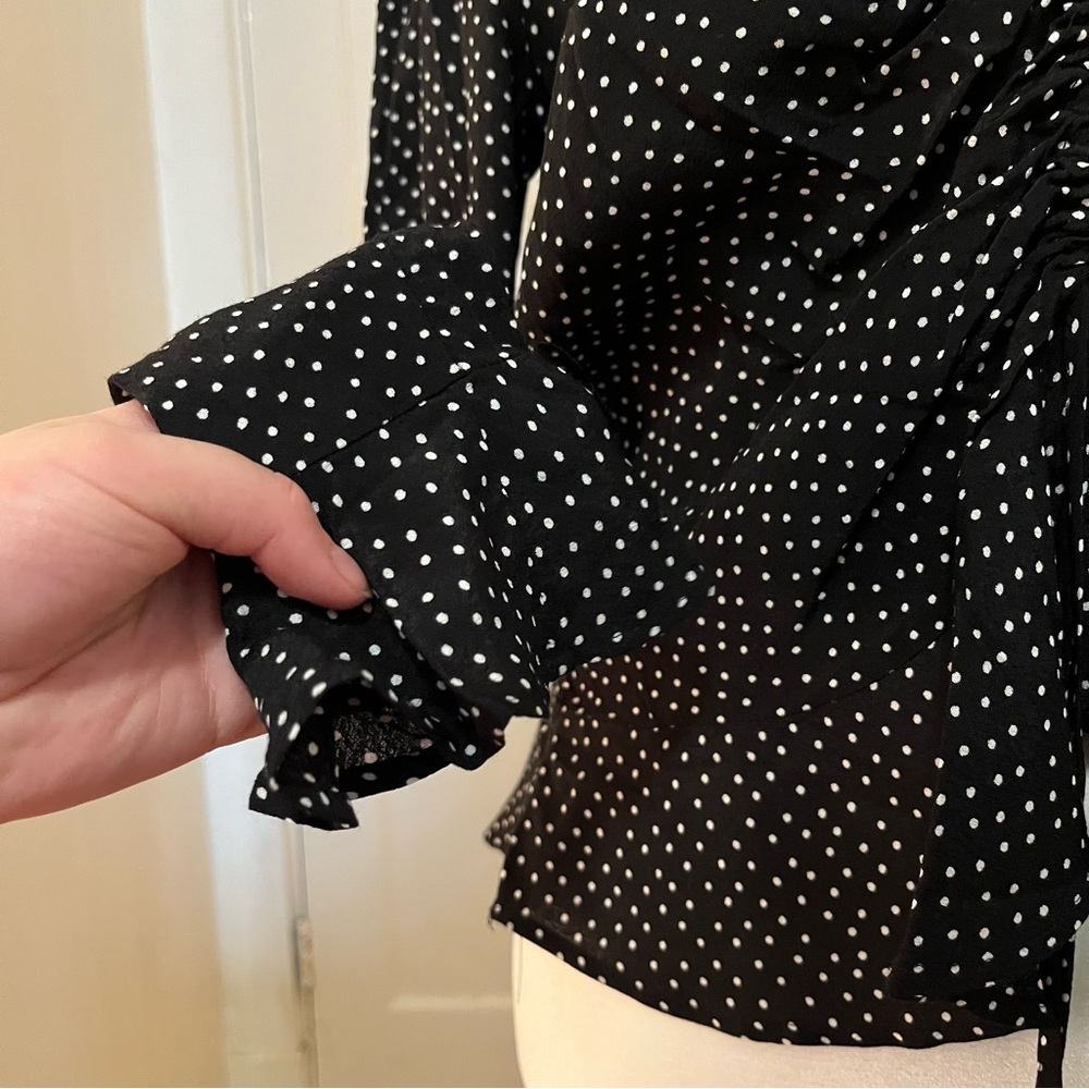 H&M Drawstring Blouse - Picture 6 of 9